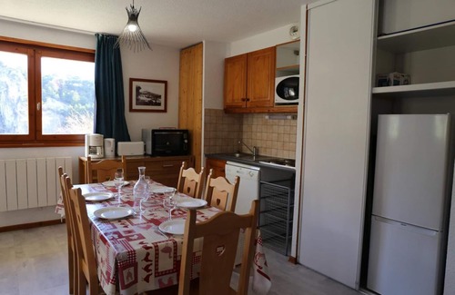 Aussois Apartamento | Piso -1, terraza, tv, local para esquís, 41m², Aussois