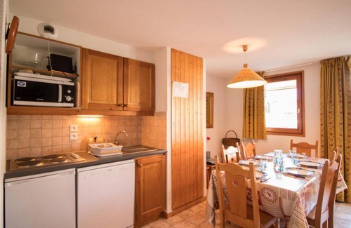 Aussois Apartamento | Piso -1, terraza, tv, local para esquís, 40m², Aussois