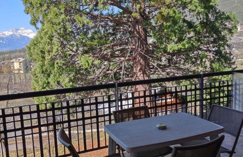 Jausiers Apartamento | Floor -2, view valley, swimming pool, sauna, terrace, parking, tv, 50m², Pra Loup