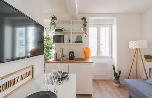 Barbatre Apartamento | FLORA,centre Reims,parking privé