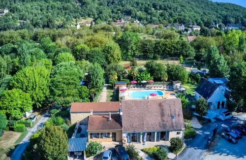 Saint-Vincent-de-Cosse Casa | Flower Camping Le Tiradou *** - Mobil-Home Comfort Loggia 28m2 (2 bedrooms ) + Integrated terrace 7,30m2 4 people