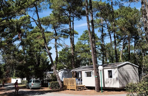 Les Conches Casa | Flower Camping Les Dunes **** - Mobil Home Standard 22m2- 2 bedrooms - Small terrace + TV 4 persons