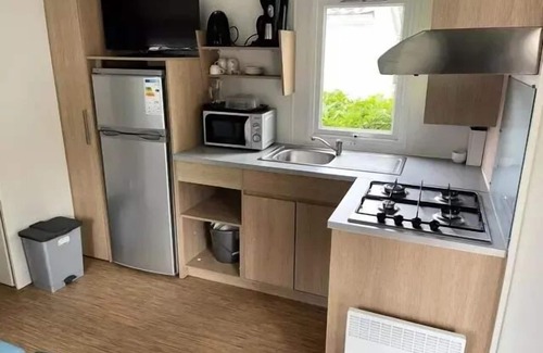 Les Conches Casa | Flower Camping Les Dunes **** - Mobil Home Comfort 28m2 - 3 bedrooms - Small terrace + TV 6 persons