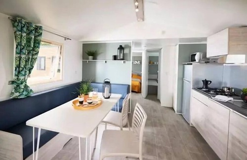 Martigny Casa | Flower Camping Des 2 Rivières *** - Mobile Home Confort TV - 3 bedrooms + terrace - 6 people