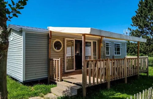 Martigny Casa | Flower Camping Des 2 Rivières *** - Mobile Home Confort TV - 3 bedrooms + terrace - 6 people