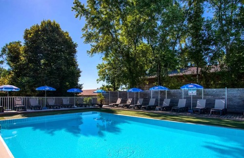 Pays-de-Belves Casa | Flower Camping Les Nauves *** - Mobil home Standard 29 m2 2 bedrooms + covered terrace 4 people