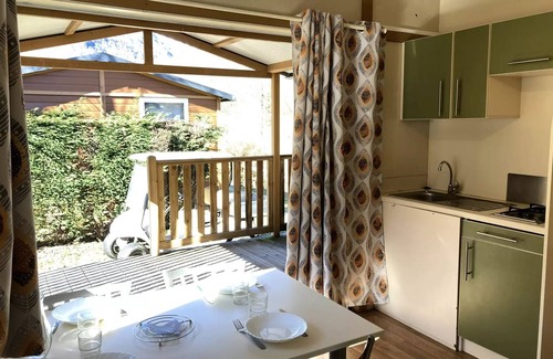Vicdessos Chalet De Esquí | Flower Camping LA BEXANELLE **** - Chalet Standard 20m2 - 2 bedrooms + covered terrace 4 people