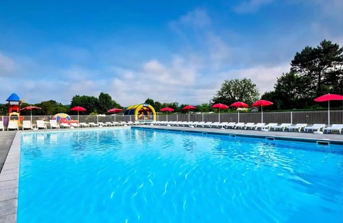 Souillac Casa | Flower Camping les Ondines *** - Mobile Home Premium de madera 3 habitaciones 4/6 personas
