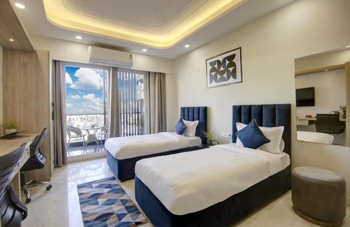 DLF Phase 3 Apartamento | FlxHo Quad - Luxury Studio Apart Hotel DLF Cyber City