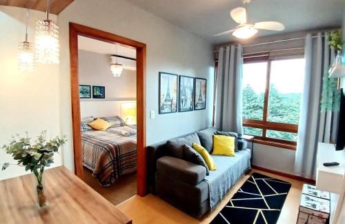 Bairro Lago Negro Apartamento | Siga Gramado - ¡Apto haz todo a pie! ¡Vista! ¡TV smart! ¡Aire acondicionado!
