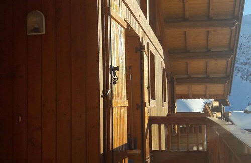 Les Eucherts Apartamento | Pie de las pistas / estación cardíaca, planta baja, magnífica vista panorámica sur, 6 / 8p