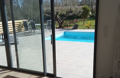 Clohars-Carnoet Villa | For rent, villa with heated pool, close to beaches and center