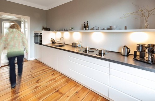 Platschow Casa | Forest farm in secluded location with fenced 16,000m² park, sauna, fireplace, hot tub in West Mecklenburg
