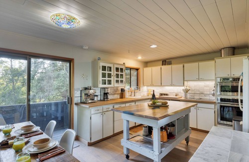 Neahkahnie Beach Casa | Forest hideaway w/fireplace & Pacific views | Sunset House by AvantStay