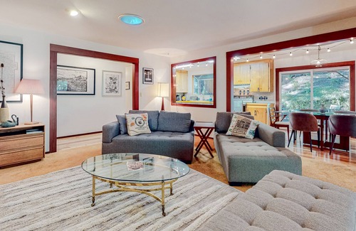 Cazadero Casa | Forested home near the river with a hot tub, deck, playground, & washer/dryer