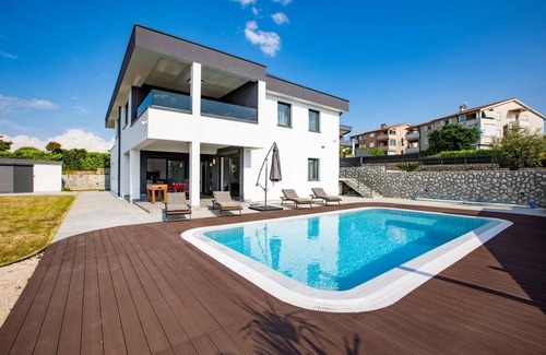 Zidarici Apartamento | Apartamento de cuatro habitaciones con una terraza Vantacici, Krk (A-21738-a)