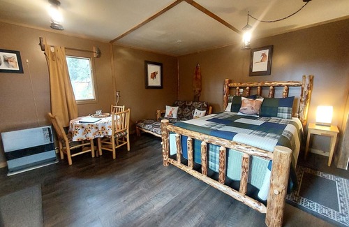 Slana Cabina | Fox's Den Cozy National Park Stay with Lake Access, Boats, Pets OK