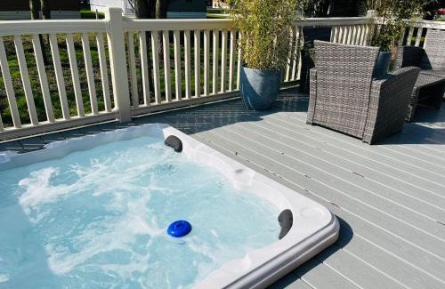 Allerthorpe Chalet De Esquí | Foxglove Lodge with Hot Tub