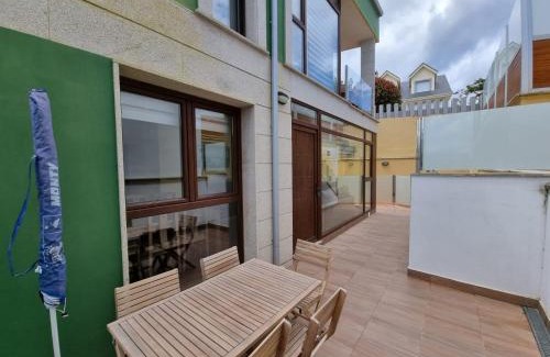 Fazouro Apartamento | Foz Playa Rapadoira - Bajos con terraza