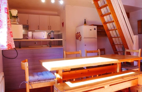 Montchavin Apartamento | Apartamento acogedor de 7 plazas con terraza y cerca de pistas en Montchavin, La Plagne