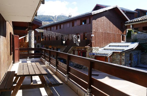 Montchavin Apartamento | Apartamento acogedor de 7 plazas con terraza y cerca de pistas en Montchavin, La Plagne