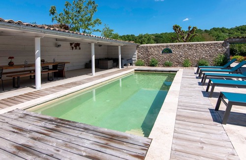Saint-Jean-de-Maruejols-et-Avejan Casa | Mas Picholine - Maison pour 10 avec piscine