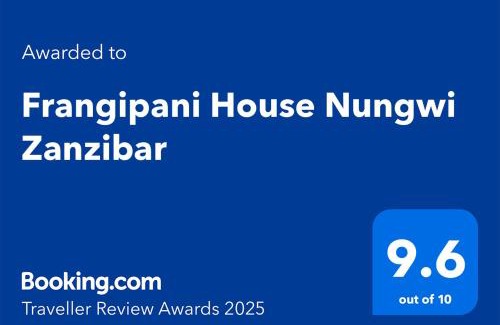 Nungwi Casa | Frangipani House Nungwi Zanzibar