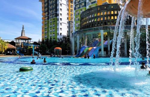 Malacca City Apartamento | FREE 4 WATER THEMEPARK Tickets & WiFi Stay Melaka