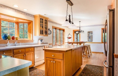 Pine River Cabina | Free nite w/wknd offseason;logcabin lake hottub kayak paddleboard pier fireplace