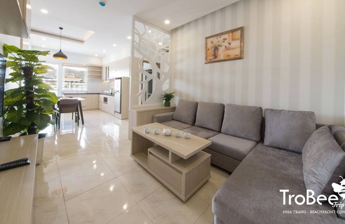 Vinh Phuoc Condominio | GRATIS ✈ Pick Up @ Apartamento de dos habitaciones con vistas al mar