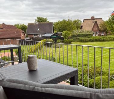 Friedrichskoog-Spitze Apartamento | Frieda - Ferienwohnung mit Deichblick