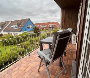 Friedrichskoog-Spitze Apartamento | Frieda - Ferienwohnung mit Deichblick