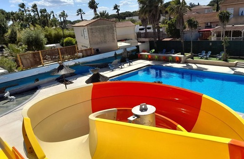 Le Grau-dʼAgde Cabaña | Camping acogedor cerca de la popular localidad costera de Le Cap d'Agde