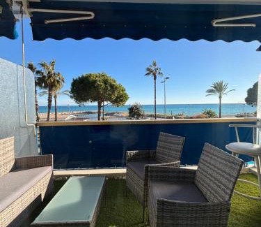 Cros-de-Cagnes Apartamento | Front de mer,plage, piscine, parking