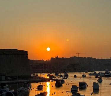Kalkara Casa | Front Row Seafront House with Dreamy Valletta and Harbour Sunset Views