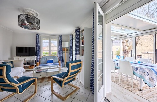 Courseulles-sur-Mer Casa | Frontenac - Véranda et jardin clos