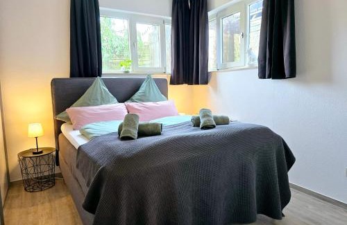 Groenebach Apartamento | Fuchsbau mit Kamin & Terrasse & Garten