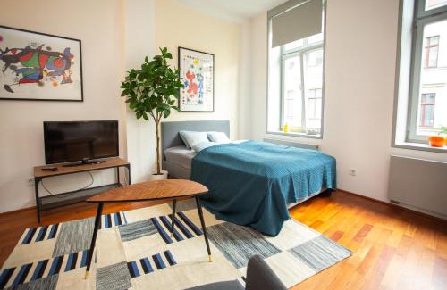 Zentrum-Sued Apartamento | FullHouse - Leipzig - M14 Apartments - Balcony - SmartTV