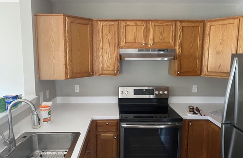 Wheaton Condominio | Fully furnished room in sun-drenched condo. 7 minute walk to Wheaton metro.