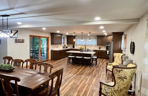 Rock Harbor Casa | Fully Remodeled Lakefront Home with a Dock