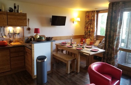 Meribel-Mottaret Apartamento | Fully renovated apartment, ski-in, 55 m2, superb mountain view