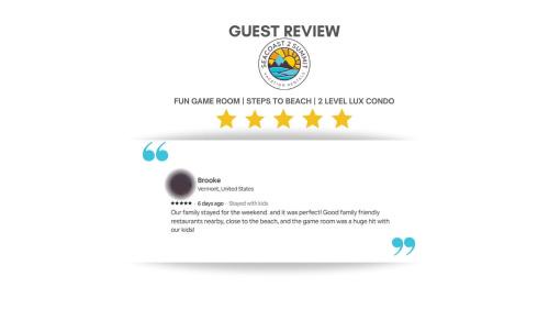 Hampton Casa | Fun Game Room Steps to Beach 2 Level Lux Condo