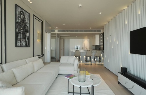 Esentepe Apartamento | FURNISHED 1+1 LUXURY APARTMENT WITH EXTRA 2 DOUBLE BEDS