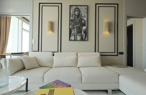 Esentepe Apartamento | FURNISHED 1+1 LUXURY APARTMENT WITH EXTRA 2 DOUBLE BEDS