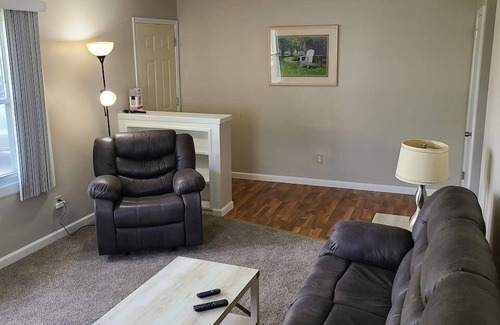 Neenah Casa | Furnished 2 bedroom with attached garage