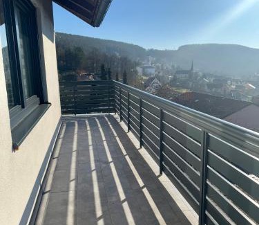Bad Bocklet Apartamento | Furnished 3ZI apartment with balcony in Bad Bocklet