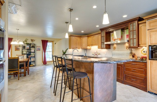 Thornton Casa | Furnished Deck + Fire Pit: Thornton Family Retreat