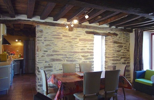 Iffendic Cabaña | Casa amueblada para 6 personas en Bretaña a las puertas de la piscina al aire libre Brocéliande
