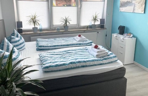 Westeraccumersiel Apartamento | Gästezimmer Lütje Wattwurm