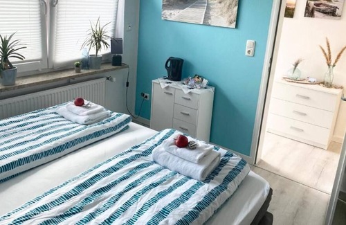 Westeraccumersiel Apartamento | Gästezimmer Lütje Wattwurm